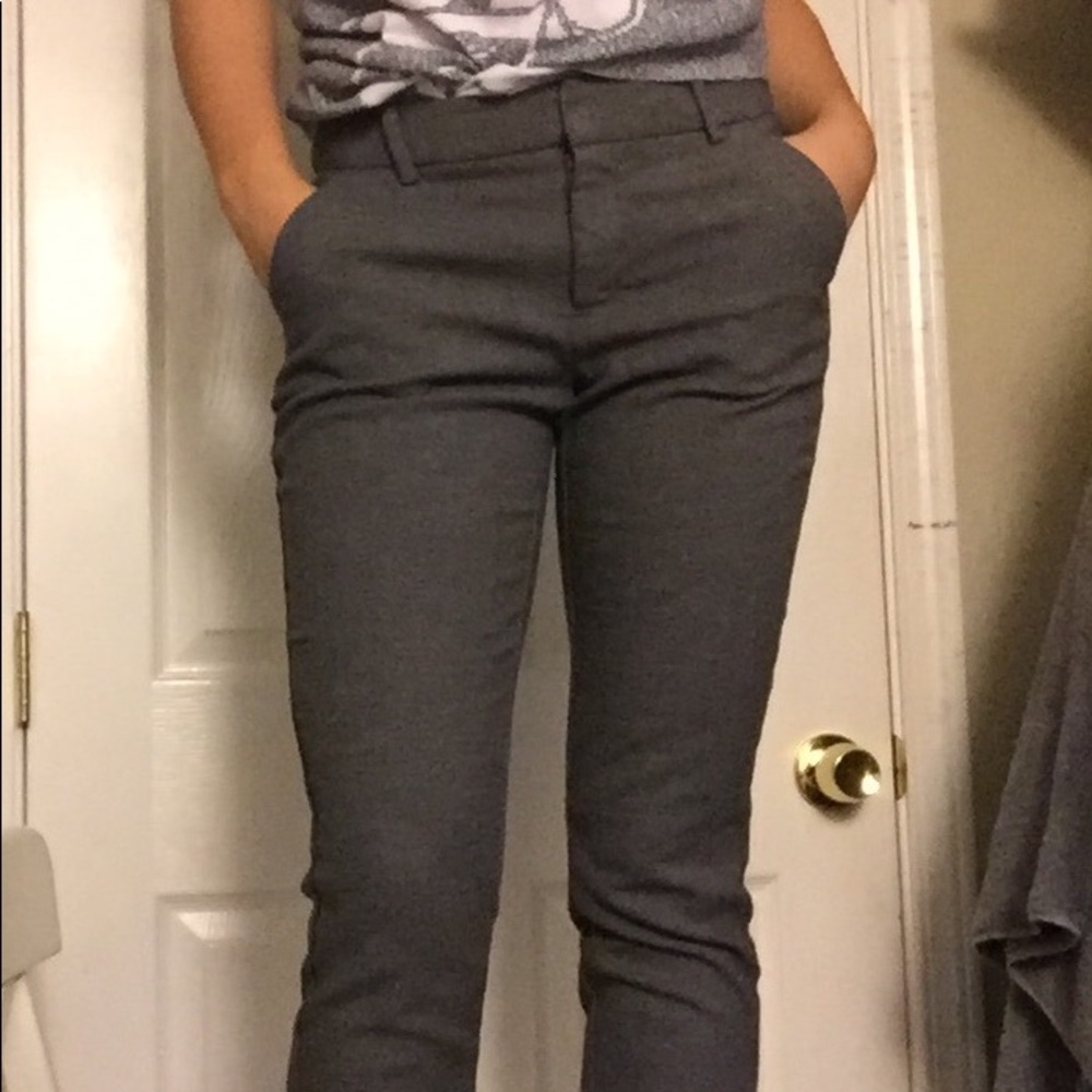 Merona Grey Classic Crop Pant